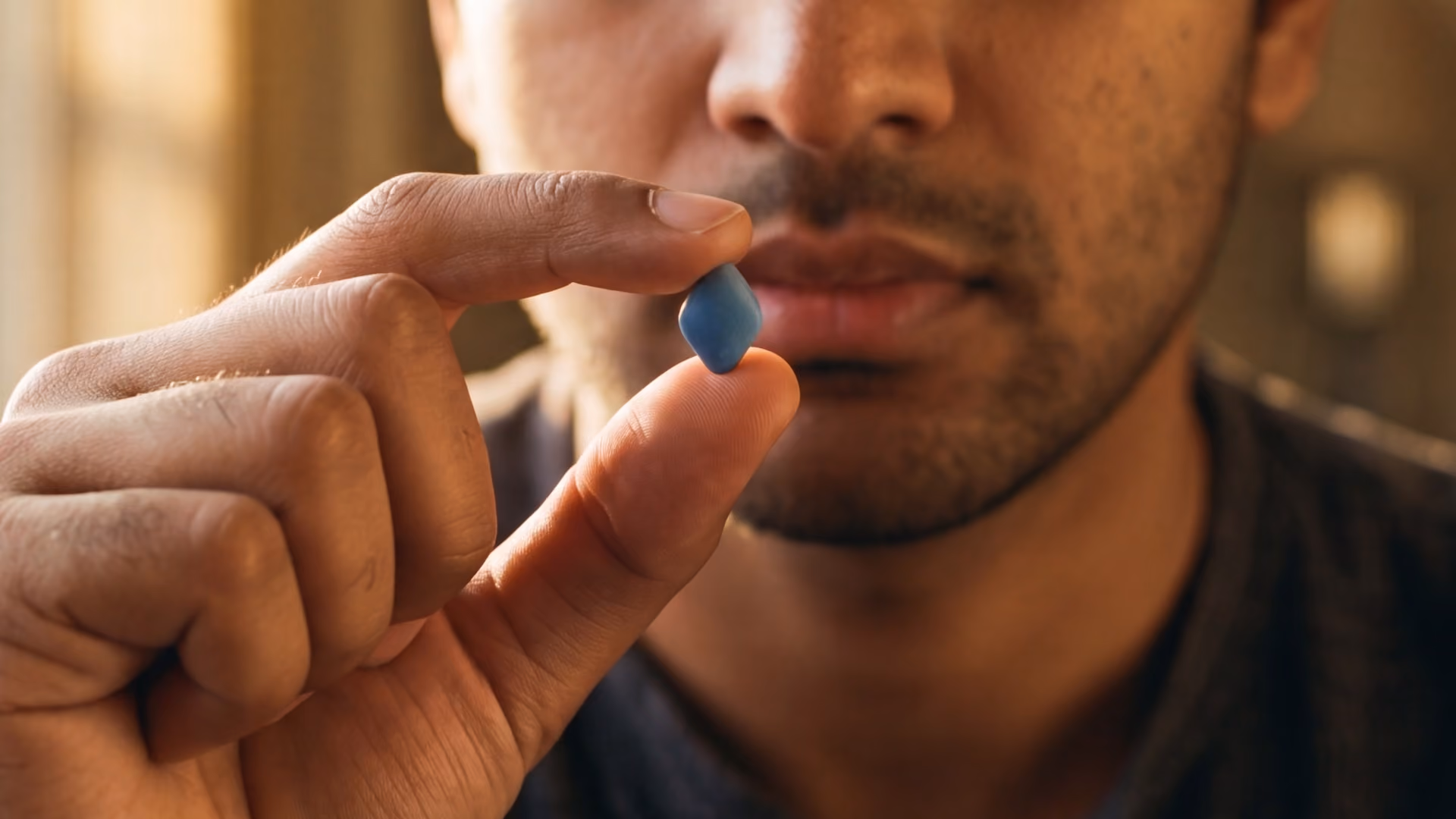 A man talking with a doctor about erectile dysfunction treatment options